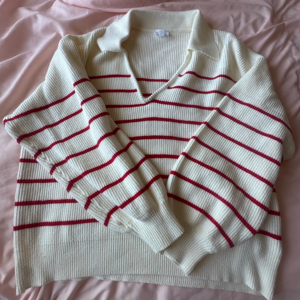New striped sweater